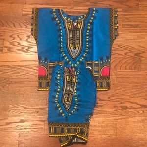 Boy’s African Dashiki Outfit Shirt and Shorts